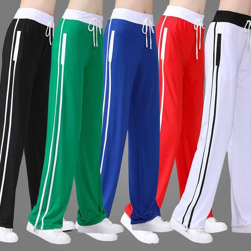 Plaza dance service two fast -drying sports high bombs dance pants group La la la la la la la gels, ghost step dance dance pants