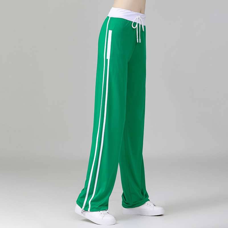 Plaza dance service two fast -drying sports high bombs dance pants group La la la la la la la gels, ghost step dance dance pants