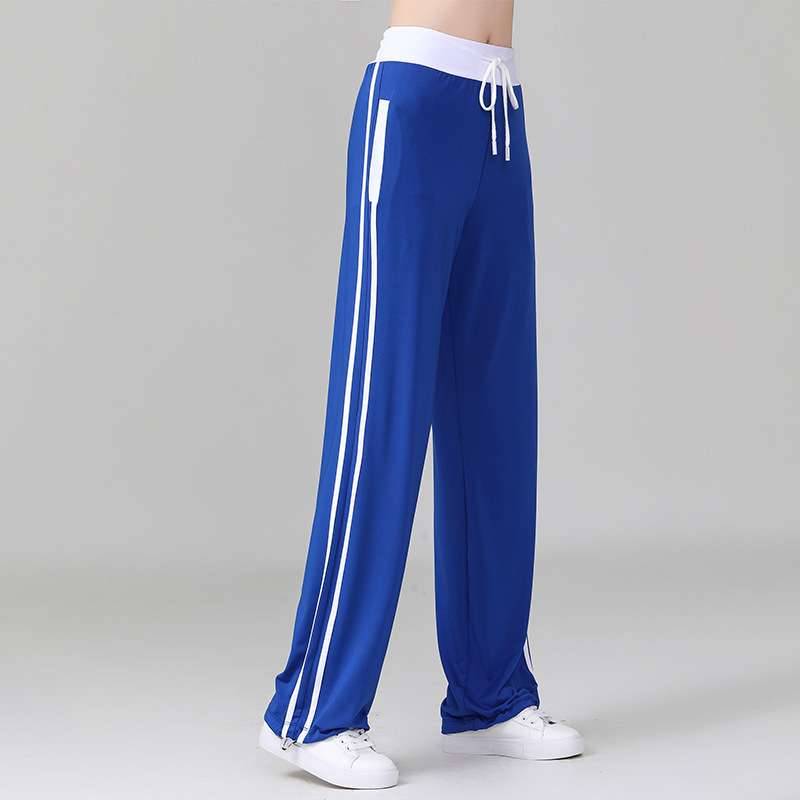 Plaza dance service two fast -drying sports high bombs dance pants group La la la la la la la gels, ghost step dance dance pants