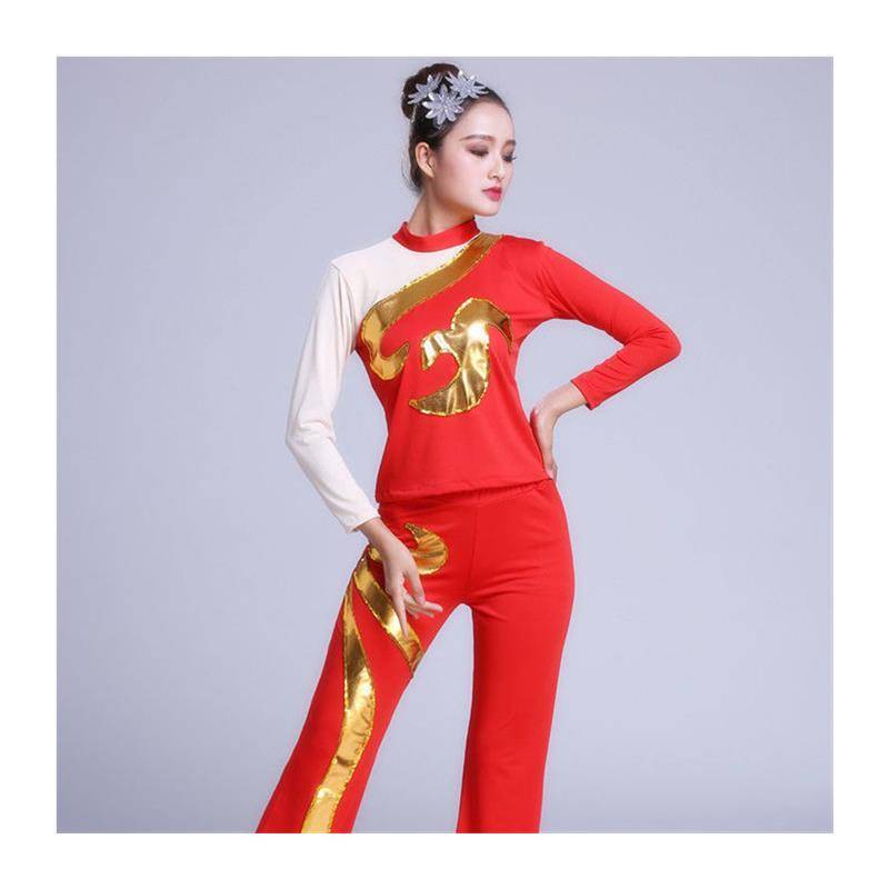Adult Plaza Dance Clothing New Set Competition Student Games Fair Aesthetic Performance Service La La Team Performance
