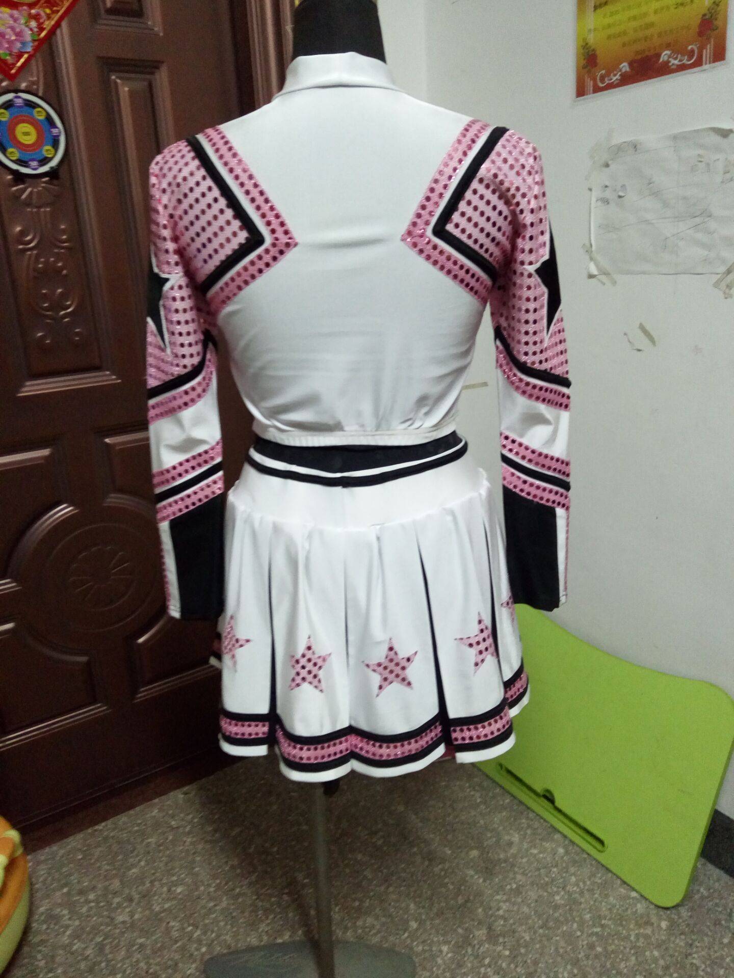 New Athletic Bodybuilding Competition Skirt La La La Raoming Popular Fitness Fuck Gymnastics Performance Set Women