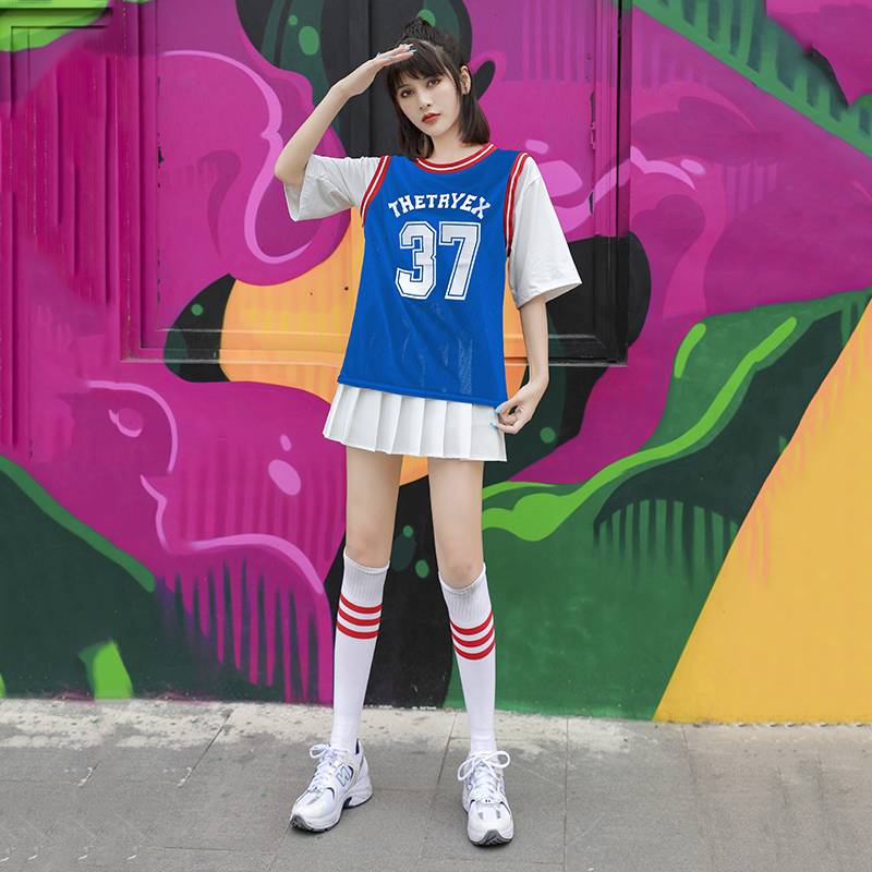 The Korean girls basketball-baby-skirt costume for adult students