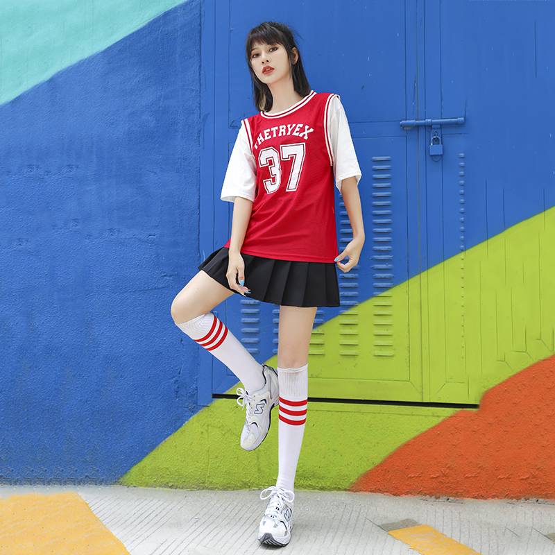 The Korean girls basketball-baby-skirt costume for adult students