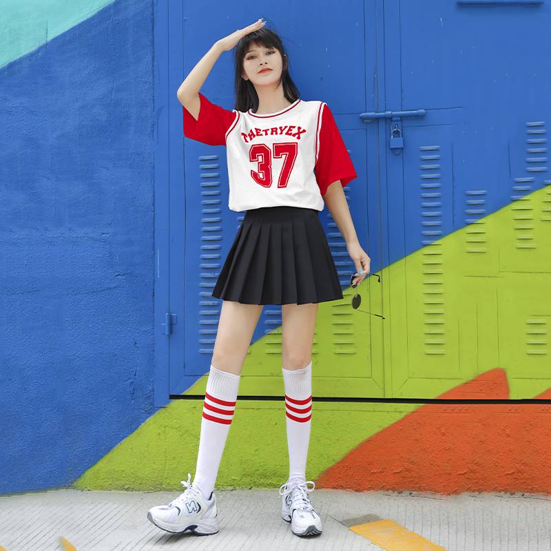 The Korean girls basketball-baby-skirt costume for adult students
