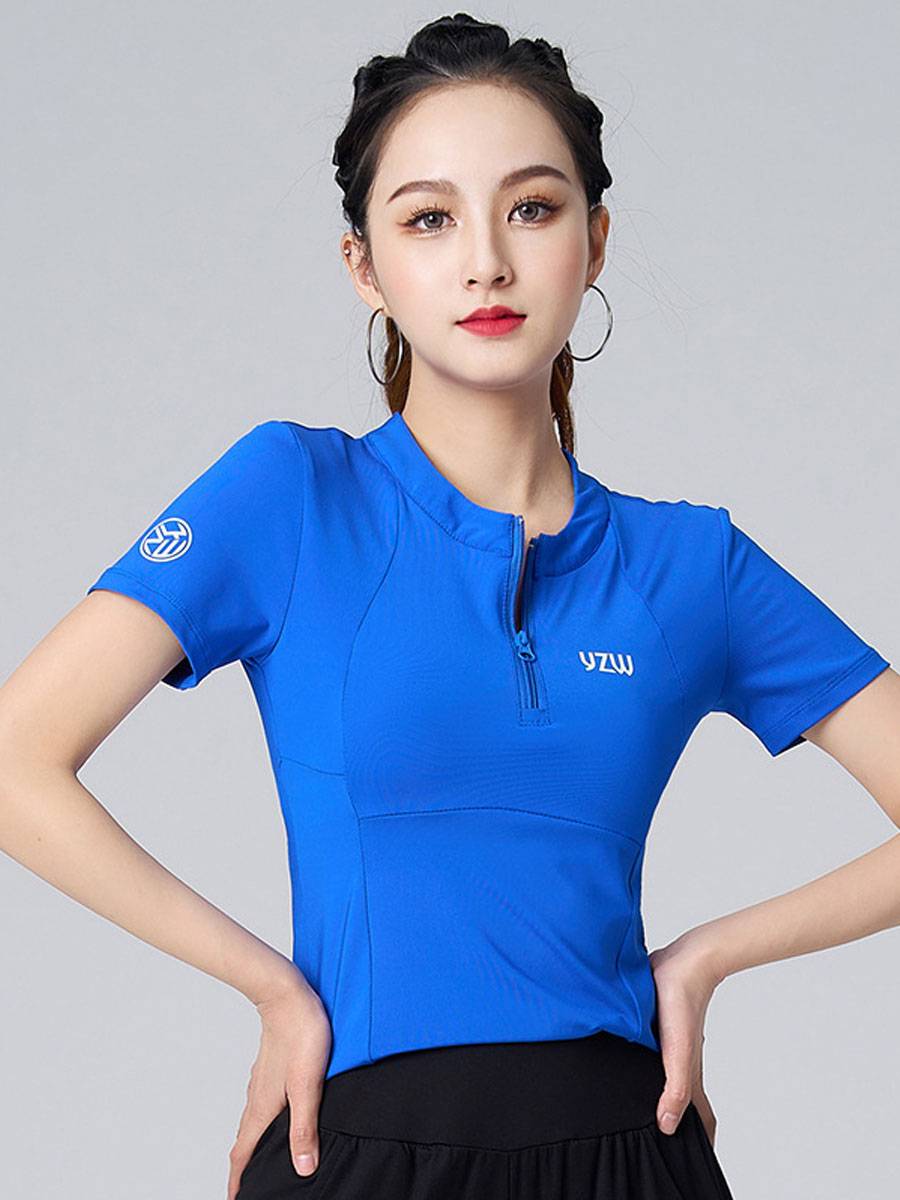 Quick-dry cotton square dance short-sleeved, long-sleeved long-sleeved twirling and twirling