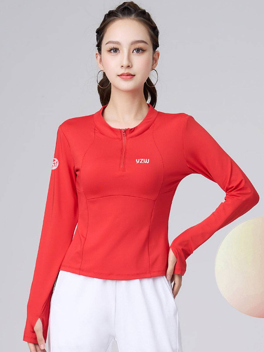 Quick-dry cotton square dance short-sleeved, long-sleeved long-sleeved twirling and twirling