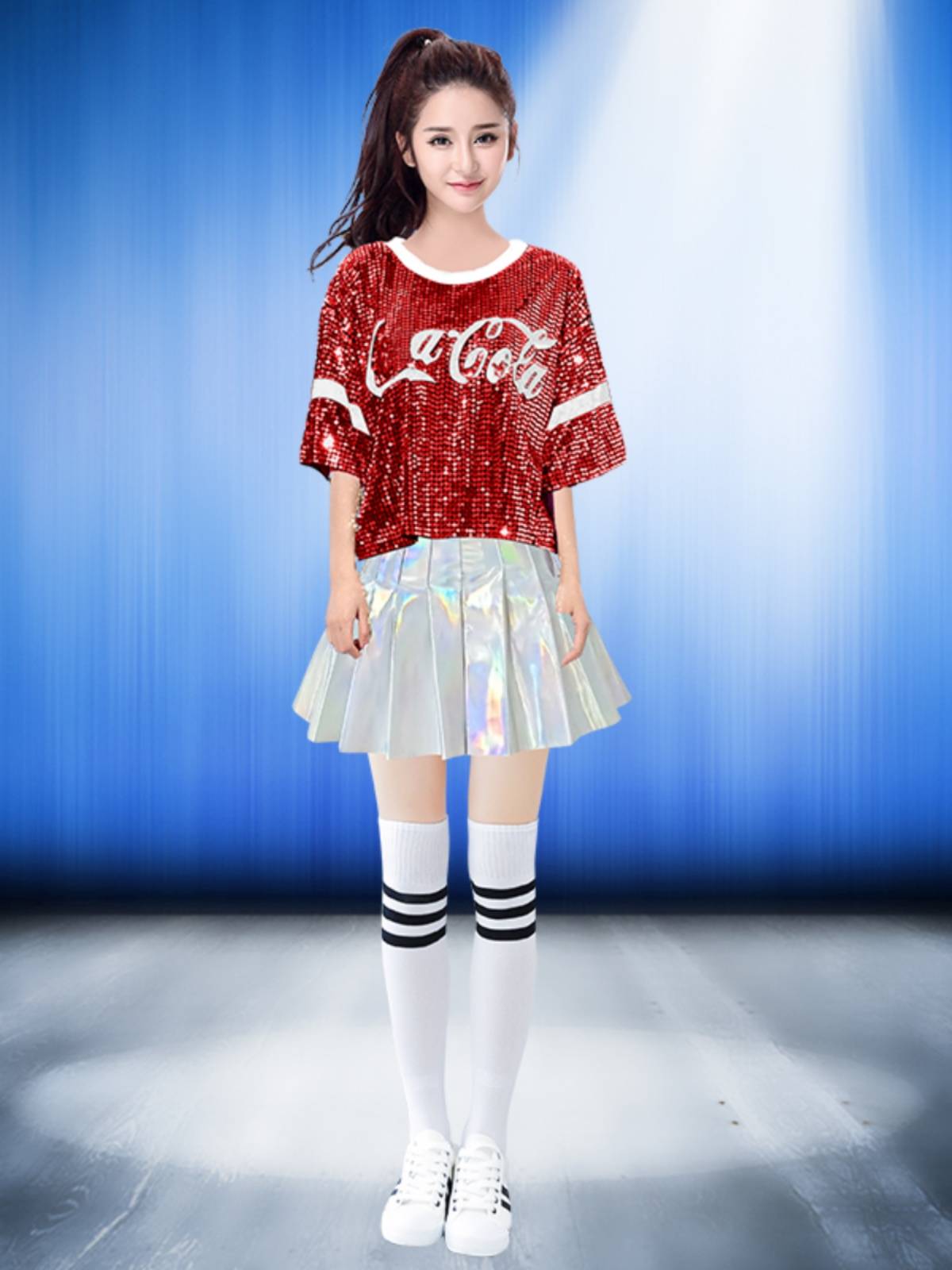 College Student Games La La Ran Dance Club Lara Team Performance Set Funborn Stage Performance Clothing
