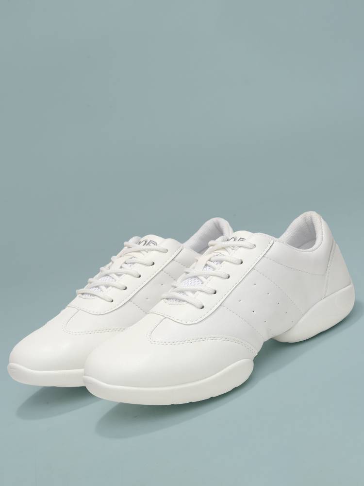 Wannuo Atletico Gymnastics Shoes La La Team competition children's white soft base fitness exercise training shoes