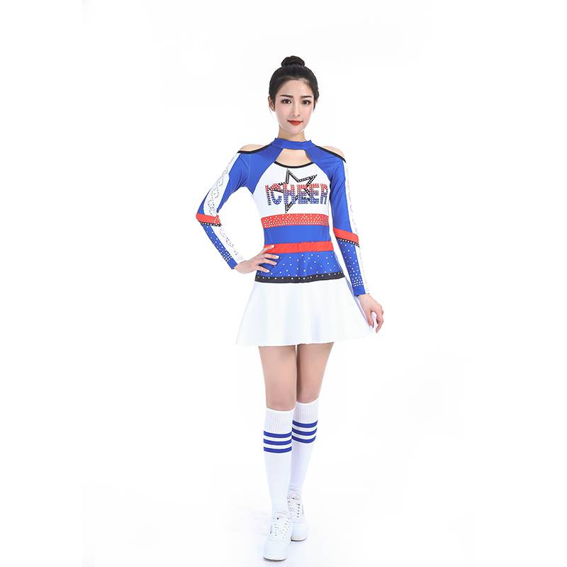 New gymnastics performance clothing performance service health beauty fuck competition service primary and secondary school la la la fuck Lala team uniform