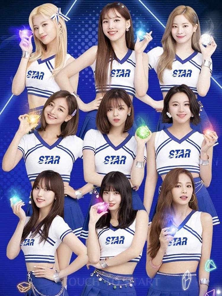 La La team clothing women's group adult football baby Lala cheerleading song performance dance bodybuilding suit