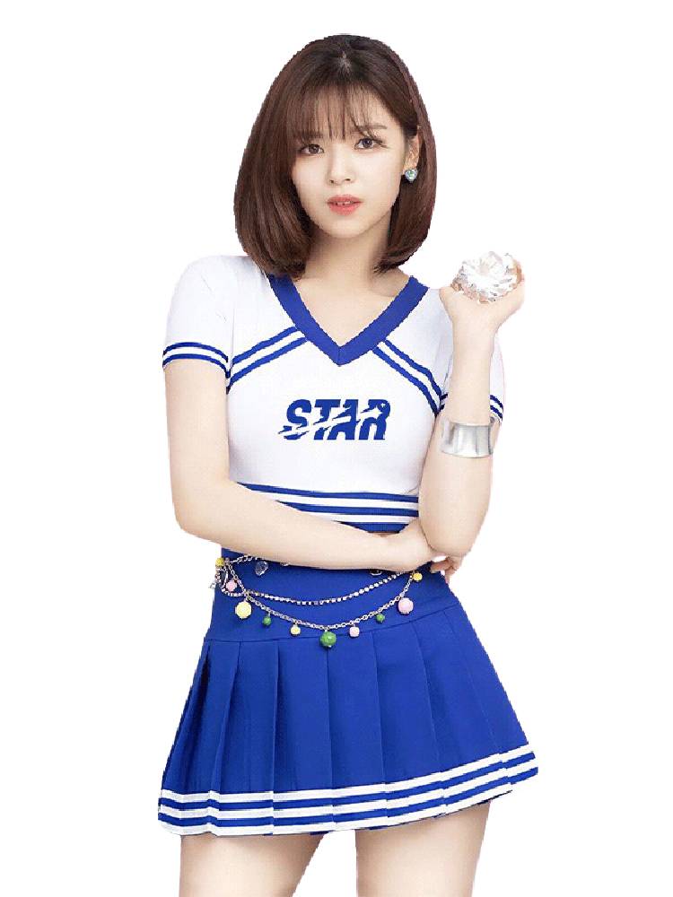 La La team clothing women's group adult football baby Lala cheerleading song performance dance bodybuilding suit
