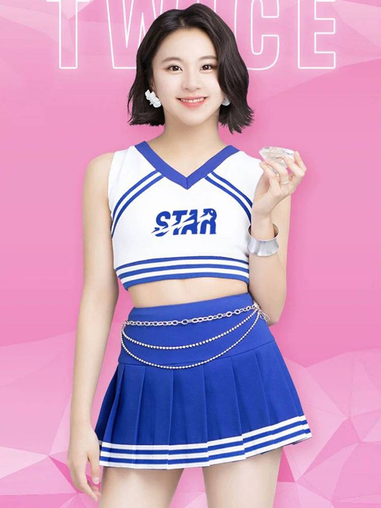 La La team clothing women's group adult football baby Lala cheerleading song performance dance bodybuilding suit