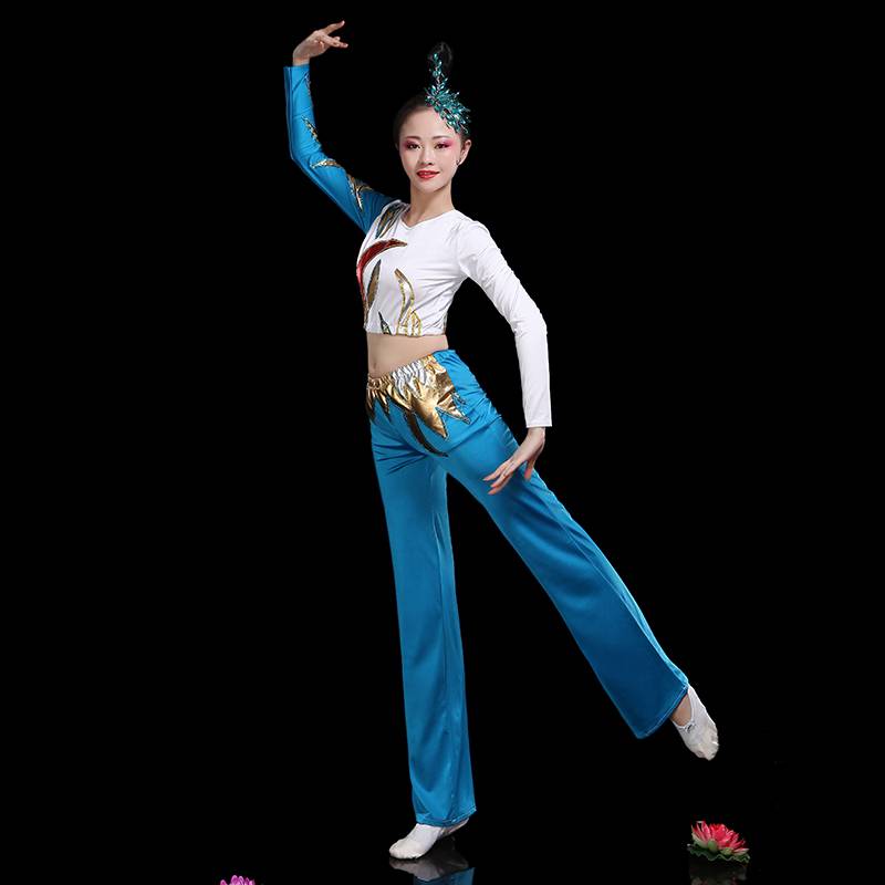 Bodybuilder 2022 New Fashion Modern Plaza Dance Set Gymnastics Gymnastics Fuck Fuck Fuck Competition Female Women