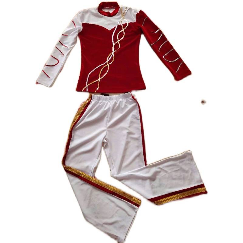 Adult Broadcasting Gymnastics Competition Clothing Primary School Student Aesthetic Performance Set Children's Plaza Dance Performance Dance Dance