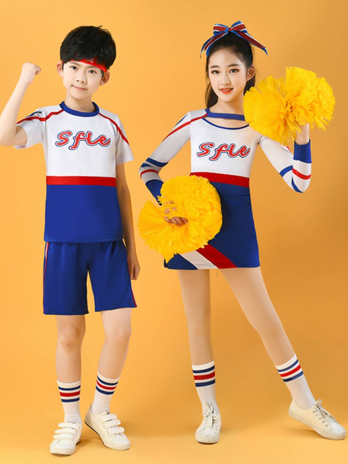 Children La La Fuck Fuck Fuck Costume Primary and Middle School Student Games Performance Services Group Competitive Gymnast Dance Services