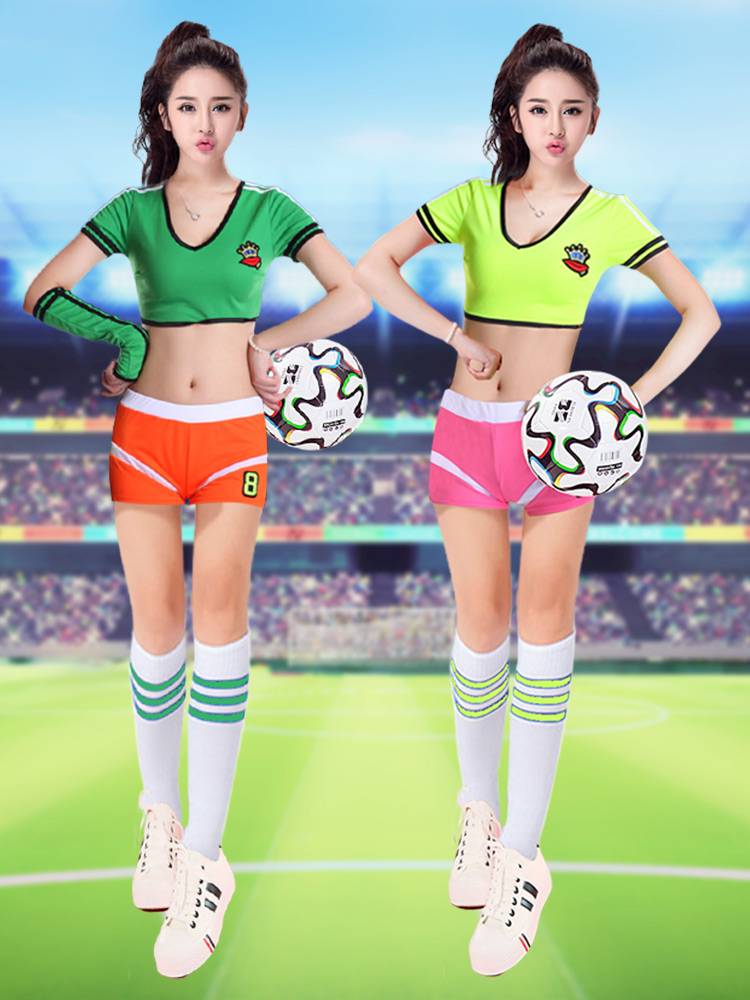 La La Rubao Jianmei Dance European World Football Baby Cup Adult Women's Team La La team shows the nation