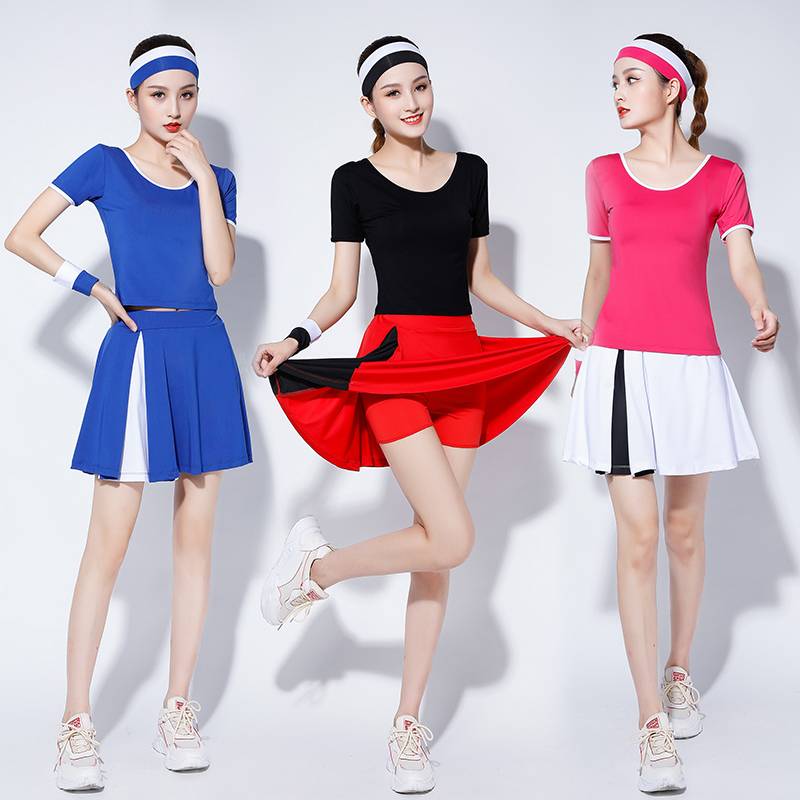 Yang Liping Plaza Dance Fashion Female New Sports Dance Fitness Dance Dance Summer dry suit Fashion strolling dance