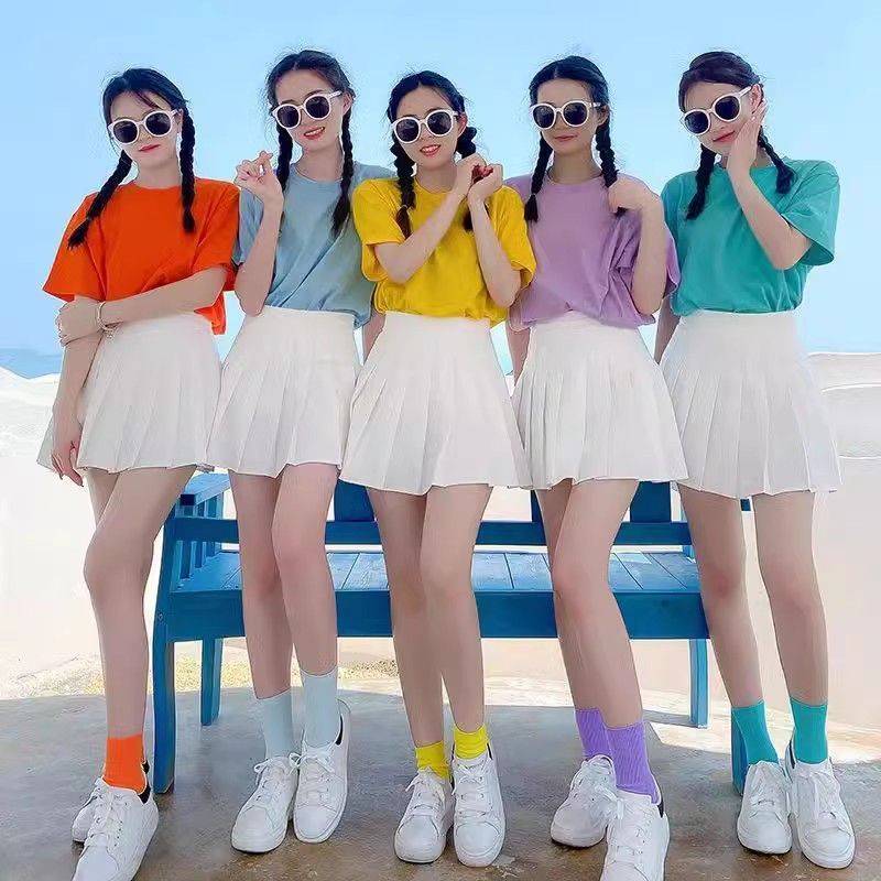 The Korean troupe stage dress, a candy-coloured dress suit for college students, and a spa cheerleader