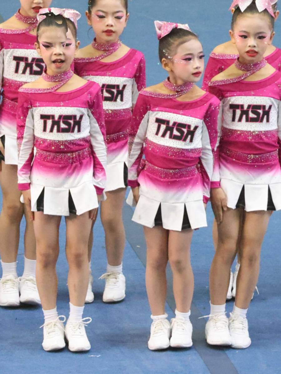 Custom cheerleading competition clothing cheerleading team performance fitness fucking suit dance suits new products 24 female men
