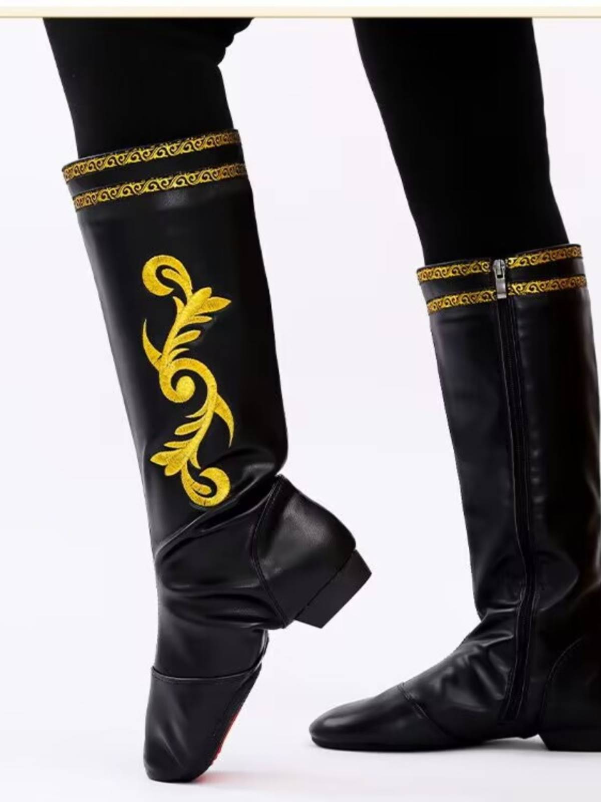 New Sitang soft bottom dance shoes men and women Mongolian dance boots ethnic dance boots yoga dance gymnastics Tibetan