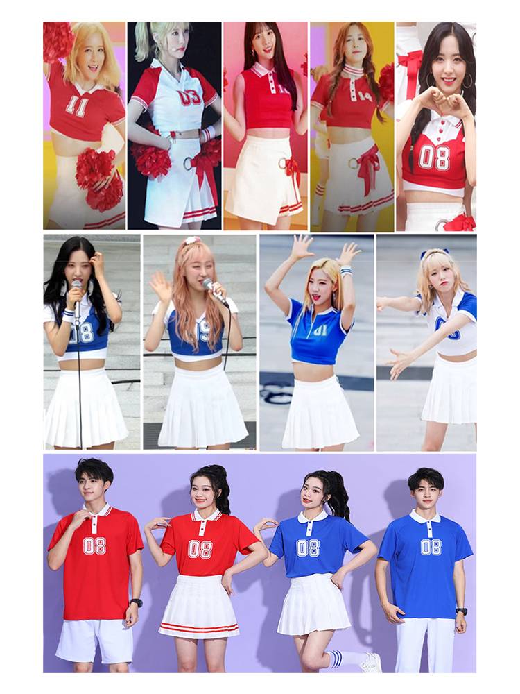 The Korean women's cheerleading team, the same-sex football-baby-students' Games, and the body-paste costumes