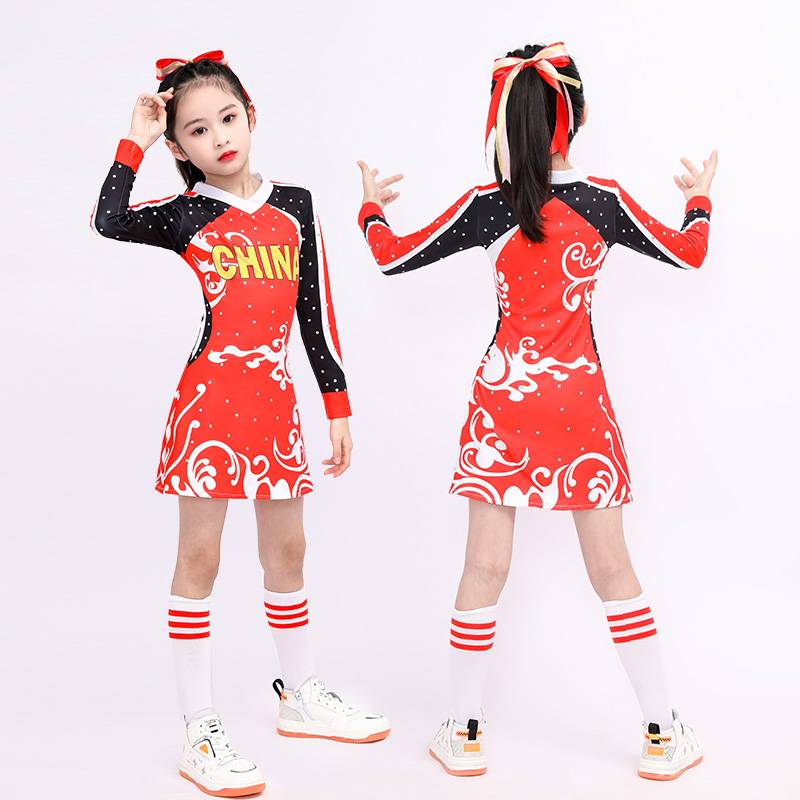 La La Team clothing girls and children performing clothes la lam carager dance competition uniform sports performance service
