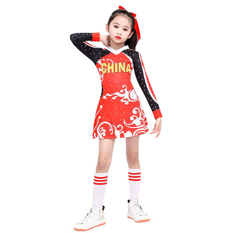 La La Team clothing girls and children performing clothes la lam carager dance competition uniform sports performance service
