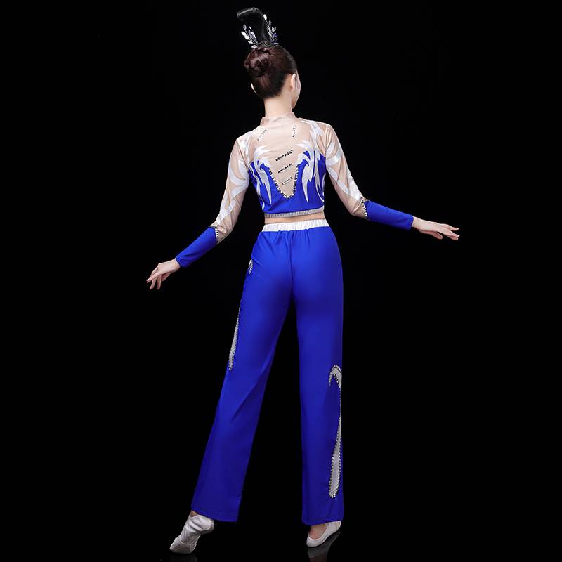 Aesthetic Performance Server Competition Female Adult Square Dance Set Fitness La La La Fuck Fuck Gymnastics Dance Clothing