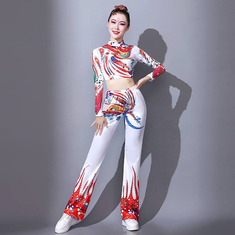 Lala team clothing la la la fucking service fitness exercise gymnastics clothing adult bodybuilding service women's square dance