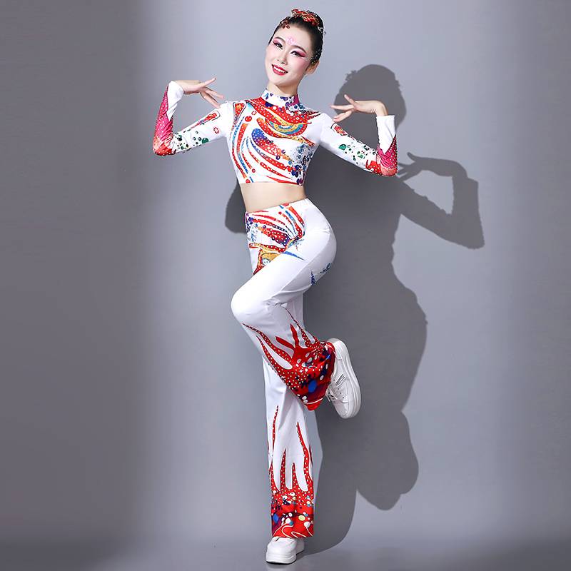 Lala team clothing la la la fucking service fitness exercise gymnastics clothing adult bodybuilding service women's square dance