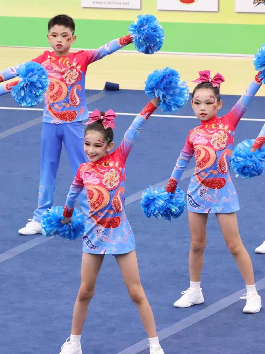 Children's Children's La La Raid performance service Guo Chao Gymnastics Gymnastics Chinese Style Specialty La La Team Service Performance Service