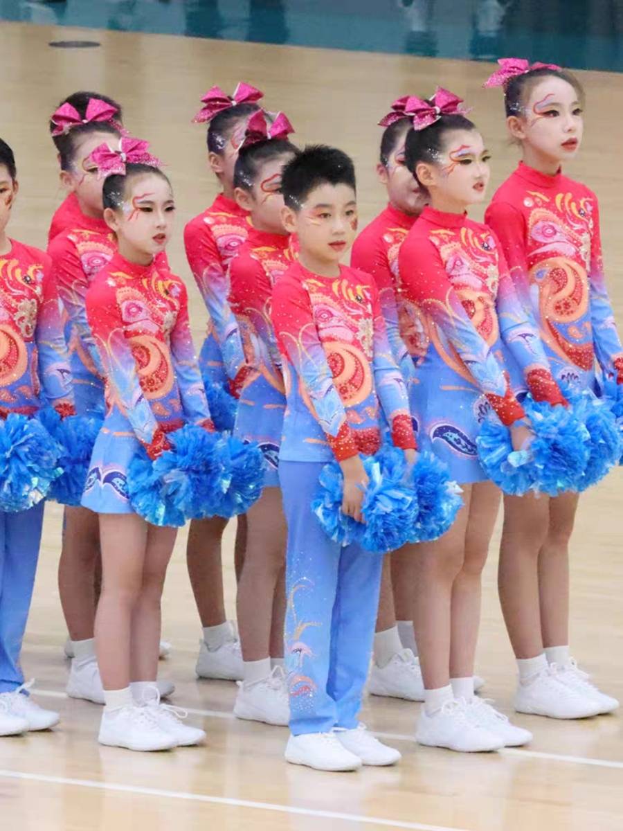 Children's Children's La La Raid performance service Guo Chao Gymnastics Gymnastics Chinese Style Specialty La La Team Service Performance Service