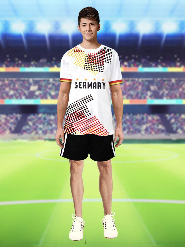 La La Ko Kenju Dance Dance Clothing European World Football Baby Cup Adult Women's Team La La Team Performance Clothing