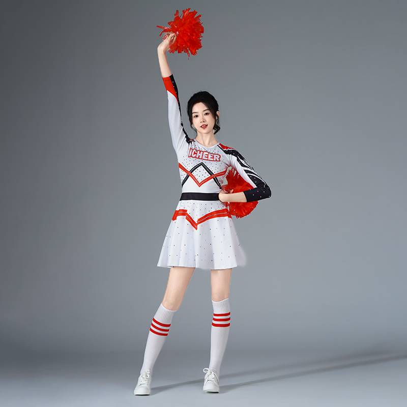 Lala team performing adult gymnastics competition group dance clothing female middle school students la la la la la la fuck