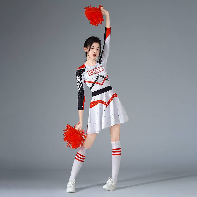Lala team performing adult gymnastics competition group dance clothing female middle school students la la la la la la fuck
