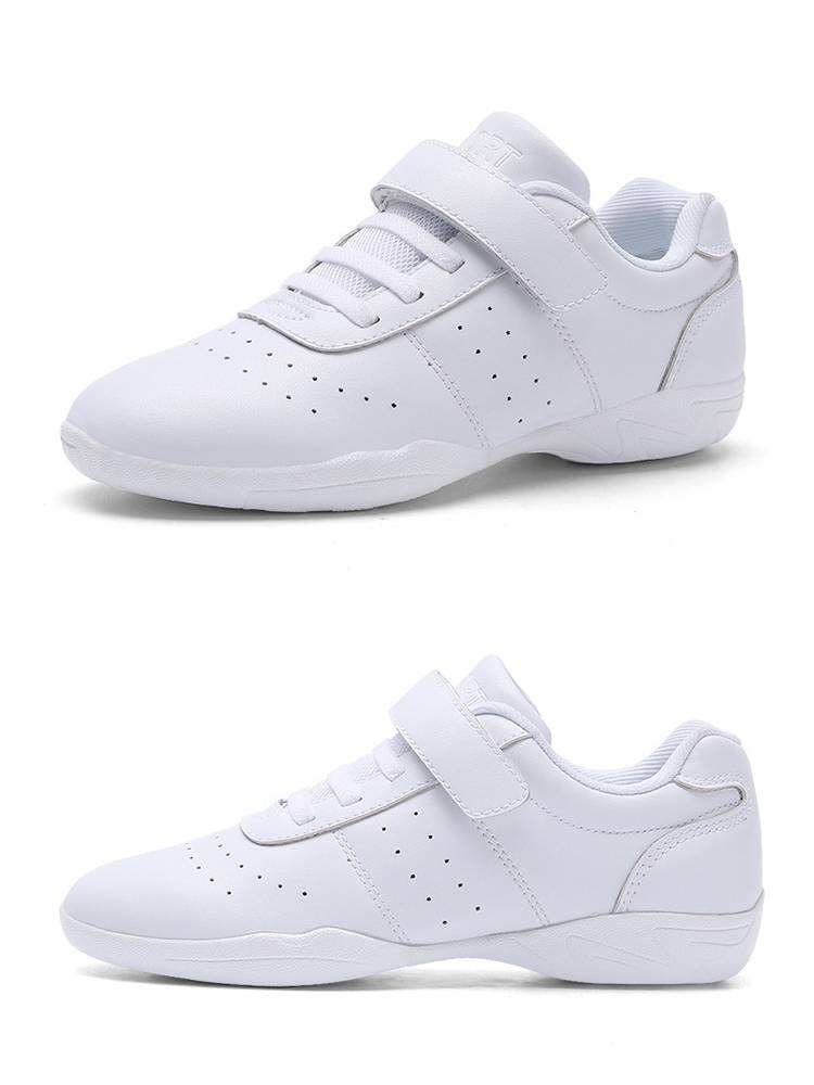 Competitive Jianmei Fuck Shoes Children La La Fuck Shoes Men and Women's White Training Examination Art Test Dance Dance Shoes Soft Sole Dance Shoes