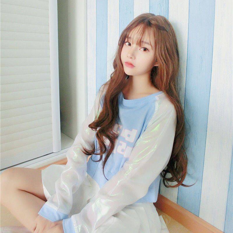 Douyin same model Korean women's group dance F station performance clothing spring sweater anchor clothing cheerleading group group