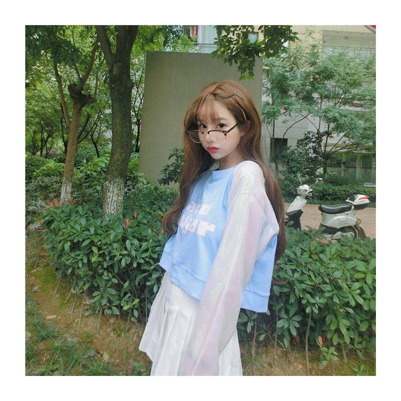 Douyin same model Korean women's group dance F station performance clothing spring sweater anchor clothing cheerleading group group