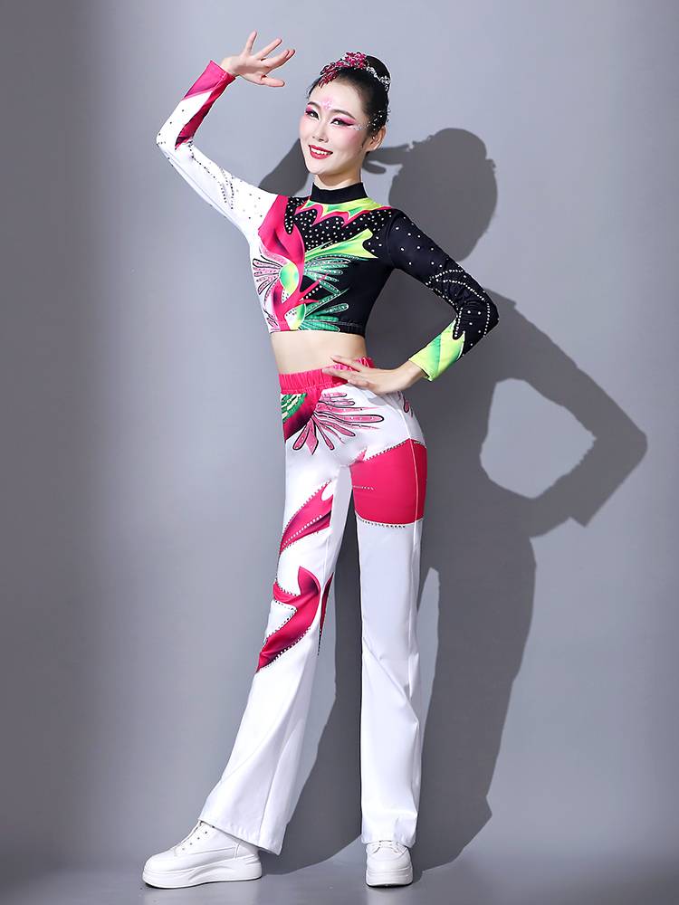 Customized aerobics performance clothing performance service students Volkswagen fitness gymnastics competition competitive Lala team clothing suits