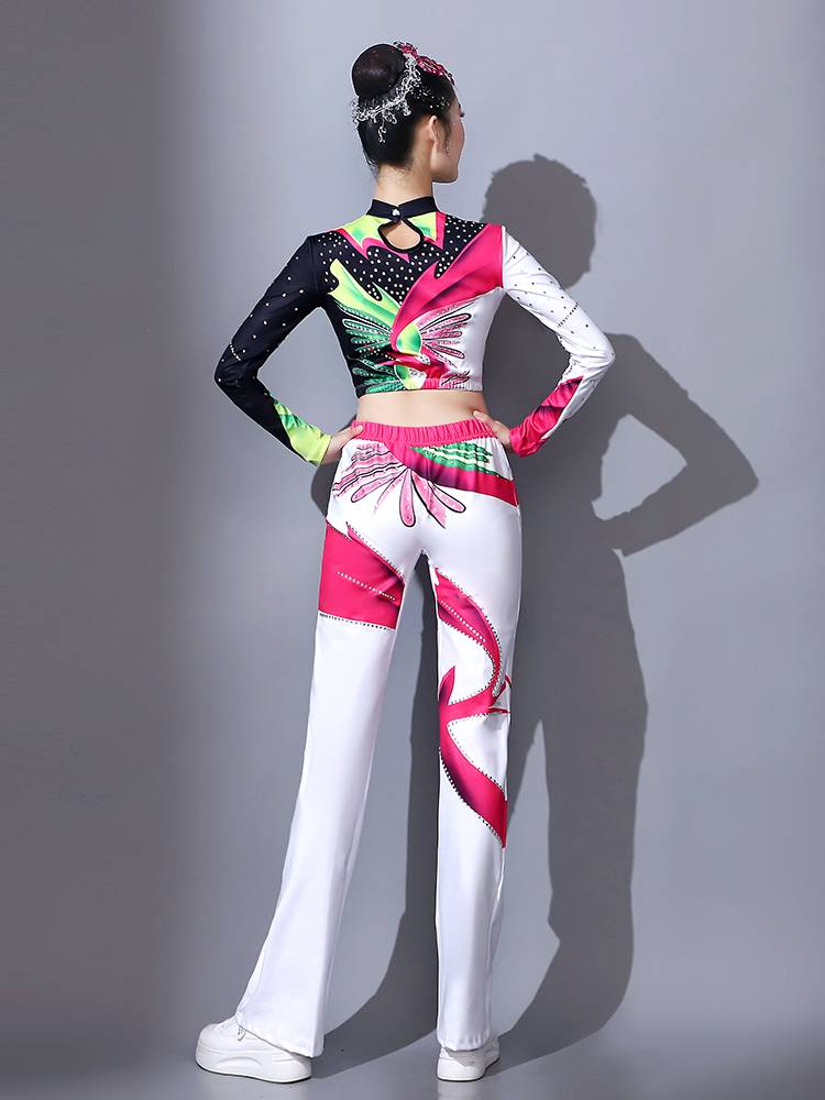 Customized aerobics performance clothing performance service students Volkswagen fitness gymnastics competition competitive Lala team clothing suits