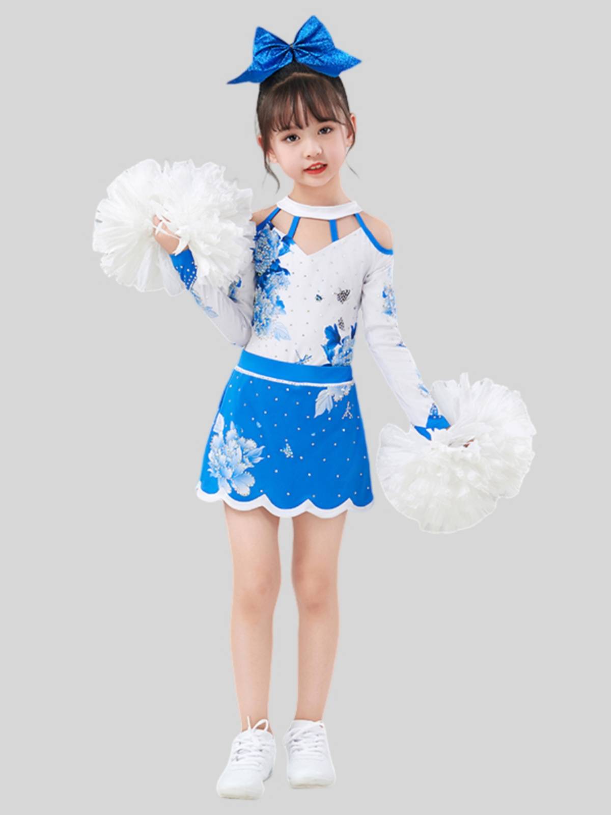 Children La La Raid performance service elementary and middle school student sports meeting la la las competition performance service aerobics group competition
