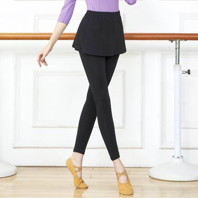 Dance skirt female Modal bodybuilding pants practice pants classical ballet dance pants tight yoga pants