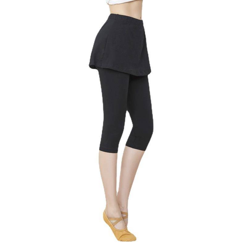 Dance skirt female Modal bodybuilding pants practice pants classical ballet dance pants tight yoga pants