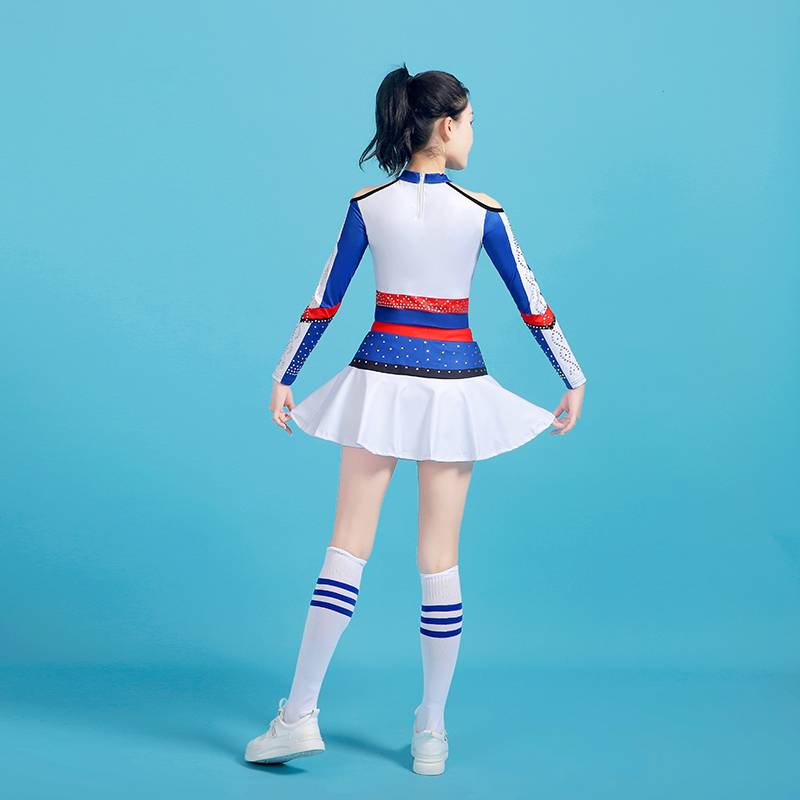 Cheerleader performance service contest service female primary and secondary school students youth sports meeting gym lace team service performance clothing