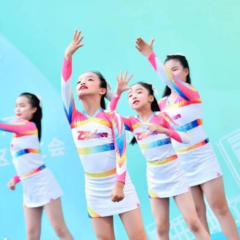 La La Team clothing girls and children performing clothes la lam carager dance competition uniform sports performance service