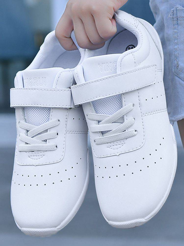 Yingrui Children's Competitive Jianmei Fuck Shoes White La La La Fuck Football Training Competition Shoes Dance Dance Shoes La La Team Shoes