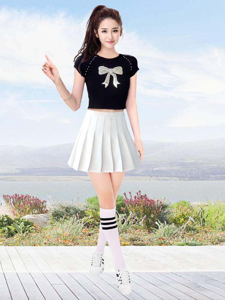 Women's group Lala team uniform football baby la la la la la la la fucking adult jazz dance performance service modern dance Korean version of bodybuilding operation