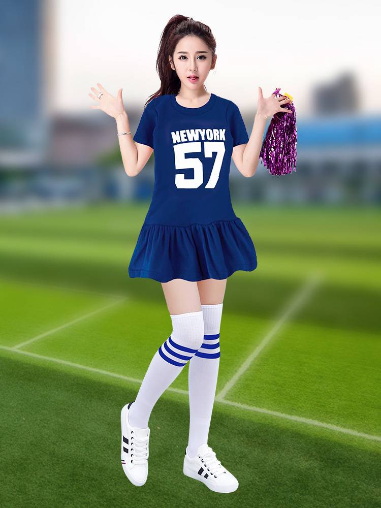 Adult bodybuilding clothing Korean female group jazz dance watch performance uniform college student football baby cheerleading performance service