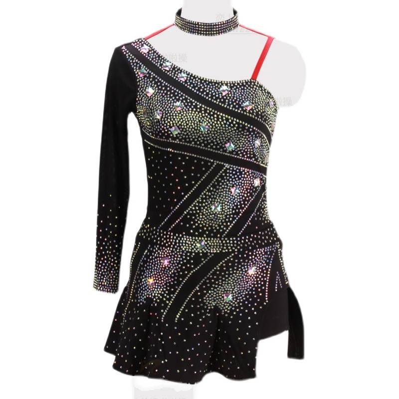 Full Diamond Jazz La La La La La La La Rale Examination Clothing Dance Art Gymnastics Popular Fitness Fitness Skills La La Fuck