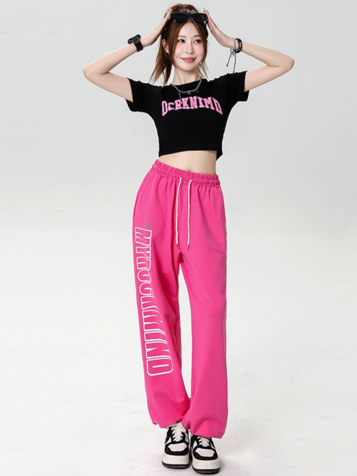 Internet celebrity jazz dance service female students cheerleading suit adult modern dancezonba fitness pants performance clothing summer